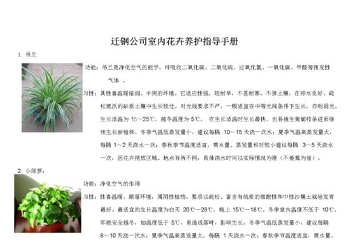 各类植物养护知识大全集（植物护养方法）-第1张图片-多多自然网